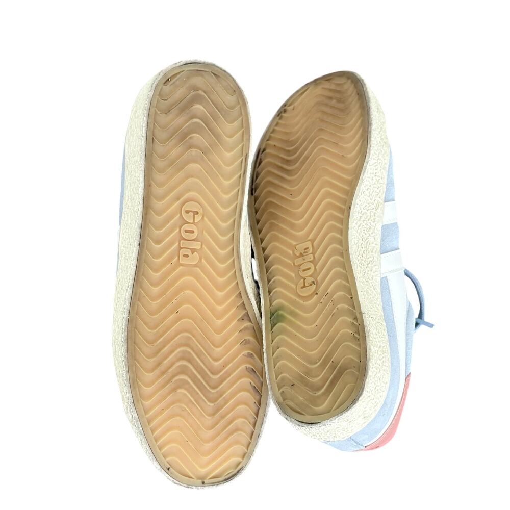 Gola Classics Medallist Sneakers Air/Off White/ Terracotta Suede Women's Size 7 - Picture 9 of 10